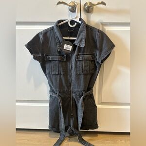 White Fox Boutique Charcoal Jumpsuit